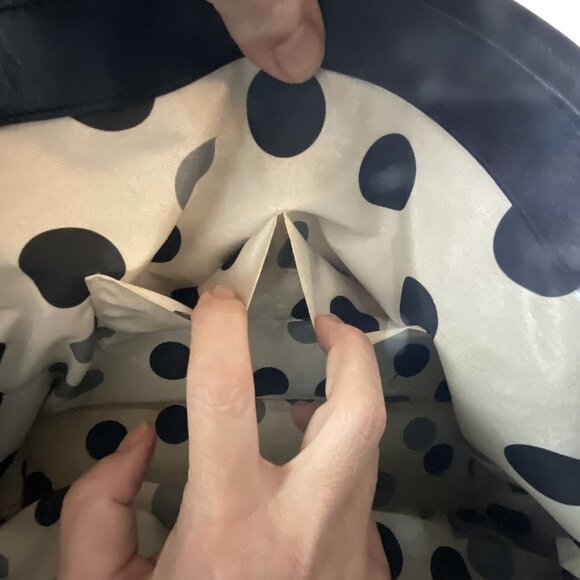 Kate Spade Anisha Chrystie black butter-soft leather tote bag gold-tone hardware - Picture 10 of 13